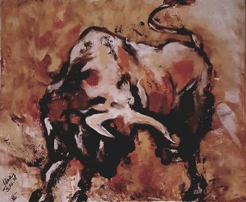 ArteDiAlina.com painting: The Bull